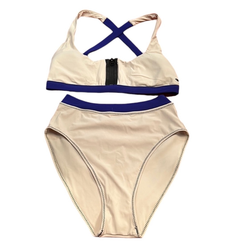 Kore Swim- Nude and Royal Blue Bikini